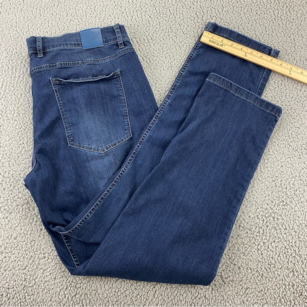 Mugsy Men's Blue Fultons Flex Denim 5-Pocket Stretch Casual Jeans  |  Size:  40 - Picture 7 of 14